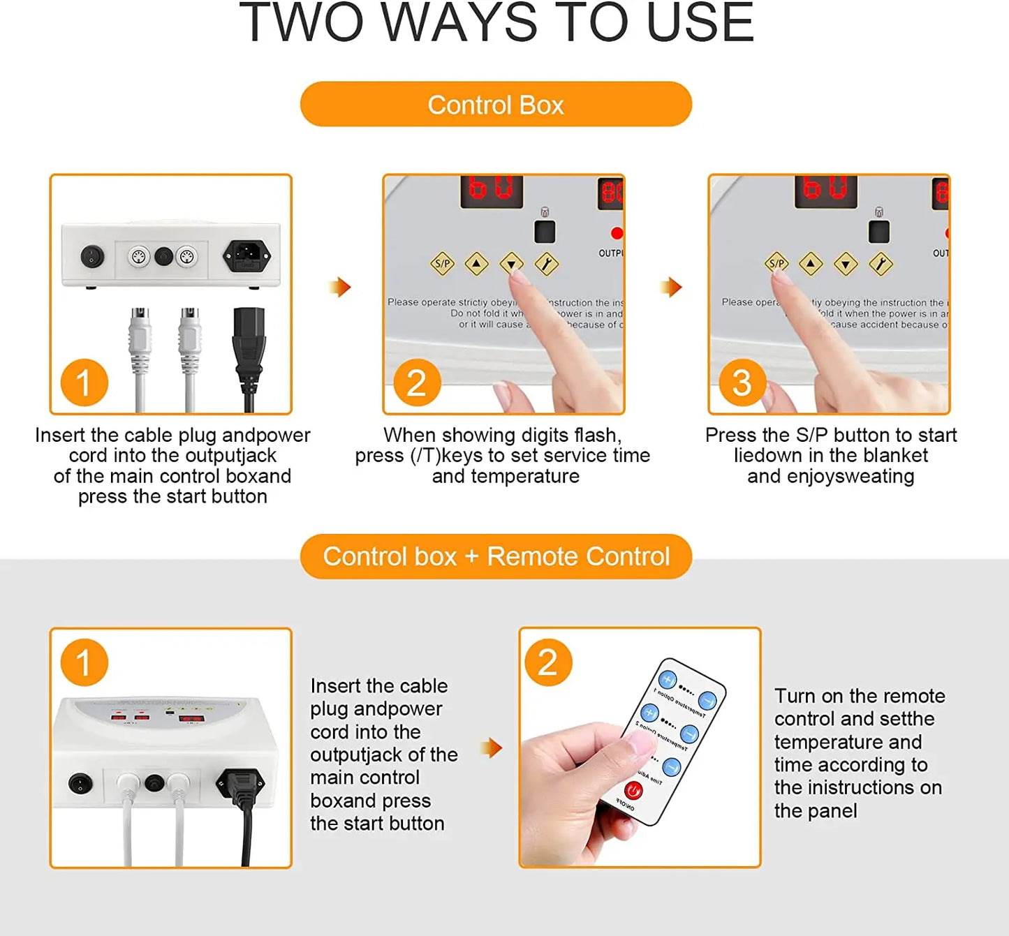 2 Zones Thermal Sauna Blanket Weight Loss
