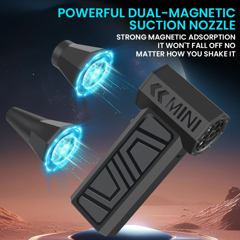 Mini Turbo Jet Fan X3-A – 130,000 RPM Powerful Portable Blower